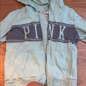 Pink zip up